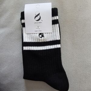 3for21 LOFT Lou and Grey Varsity Crew Socks